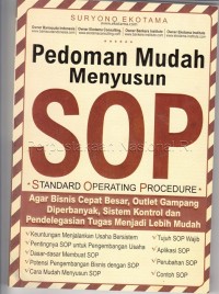 Image of Pedoman mudah menyusun sop (standar operating prosedure)