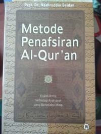 Image of Metode Penafsiran Al-Qur'an