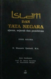 Islam dan tata negara : ajaran, sejarah dan pemikiran