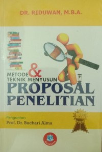 Image of Metode dan Teknik Menyusun Proposal Penelitian