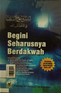 Begini Seharusnya Berdakwah